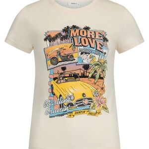 Spell More Love – Drive-In Cream Graphic T-Shirt